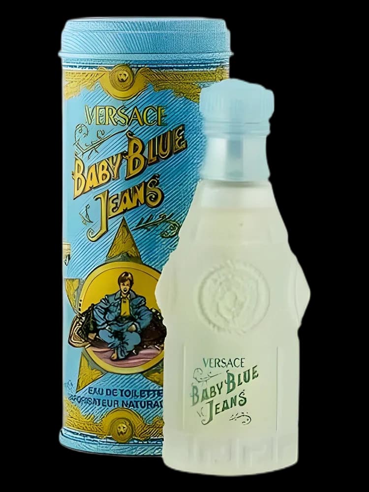 Baby Blue Jeans for men — Versace
