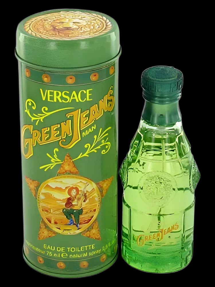 Green Jeans for men — Versace