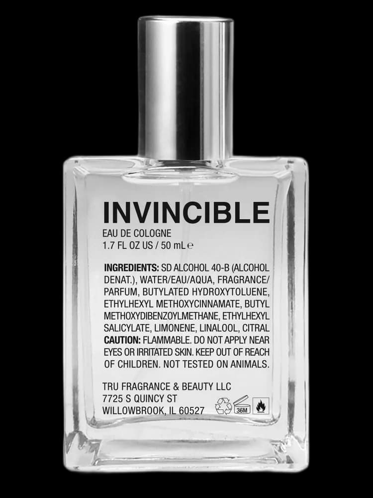 Invincible for men — Tru Fragrances